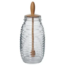 Gifi Pot 1,2 L et cuillère à miel| Vaisselle Et Accessoires De Table