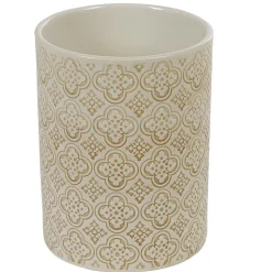 Rangement De Cuisine<Gifi Pot à ustensiles de cuisine en céramique à motifs beige