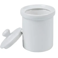 Gifi Pot avec couvercle blanc| Vaisselle Et Accessoires De Table