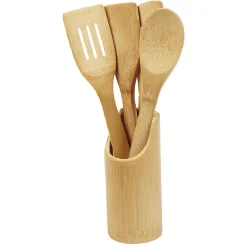 Vaisselle Et Accessoires De Table<Gifi Pot avec ustensiles en bambou