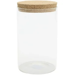Conservation Alimentaire<Gifi Pot de conservation en verre avec couvercle liège 1 L