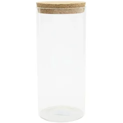 Conservation Alimentaire<Gifi Pot de conservation en verre avec couvercle liège 1,5 L