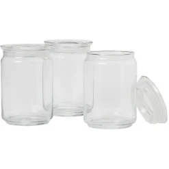 Conservation Alimentaire<Gifi Pot de conservation en verre x3