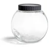 Conservation Alimentaire<Gifi Pot en verre transparent avec couvercle plastique - 17,5x12,5xH.17cm