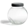 Conservation Alimentaire<Gifi Pot en verre transparent avec couvercle plastique - 16x11,5xH.16cm