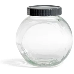 Conservation Alimentaire<Gifi Pot en verre transparent avec couvercle plastique - 16x11,5xH.16cm