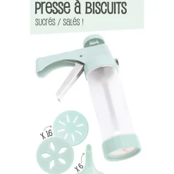 Préparation Culinaire<Gifi Presse à biscuits sucrés/salés 16 disques et 6 douilles