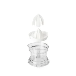 Préparation Culinaire<Gifi Presse agrumes Metaltex transparent couvercle blanc 2 cônes