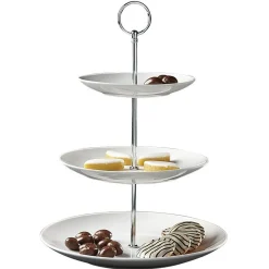 Gifi Présentoir à gâteaux plateaux 3 étages| Vaisselle Et Accessoires De Table