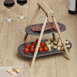 Vaisselle Et Accessoires De Table<Gifi Présentoir de service 2 étages