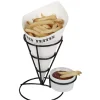 Préparation Culinaire<Gifi Présentoir frites et 6 papiers