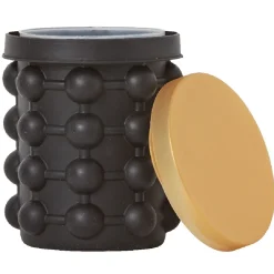 Gifi Rafraîchisseur de bouteille bac à glaçons 2en1 noir et doré| Vaisselle Et Accessoires De Table