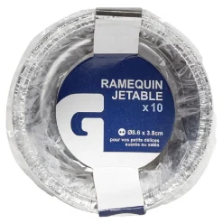 Cuisson<Gifi Ramequin en aluminium diamètre 8,6cm par 10
