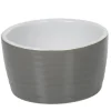 Cuisson<Gifi Ramequin individuel grès côtelé gris