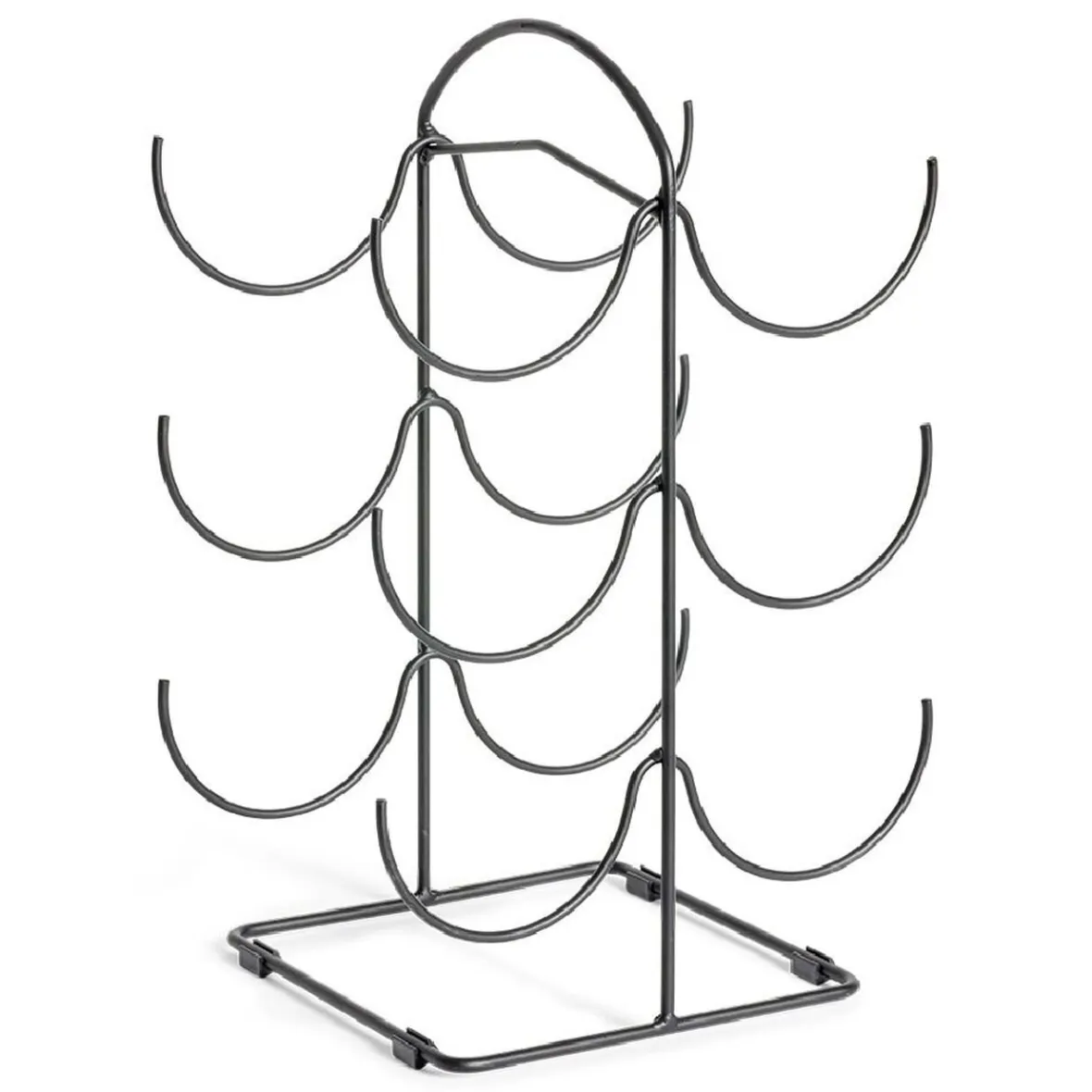 Rangement De Cuisine<Gifi Range bouteille vertical 6 emplacements métal 19x25xH40cm