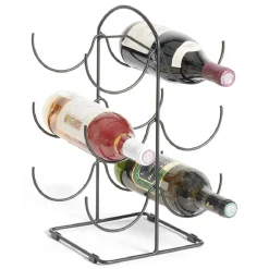 Rangement De Cuisine<Gifi Range bouteille vertical 6 emplacements métal 19x25xH40cm