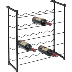 Rangement De Cuisine<Gifi Range bouteilles métal noir 30 bouteilles