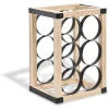Rangement De Cuisine<Gifi Range bouteilles x6 noir et bois