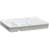 Rangement De Cuisine<Gifi Range couvert blanc fond silicone gris 5 compartiments
