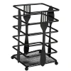 Rangement De Cuisine<Gifi Range couvert métal design cuillère fourchette couteau 10x10xH16,5cm