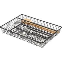 Rangement De Cuisine<Gifi Range couvert pour tiroir grillage en fer noir