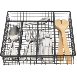 Rangement De Cuisine<Gifi Range couvert pour tiroir grillage en fer noir
