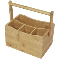 Rangement De Cuisine<Gifi Range couvert vertical en bambou