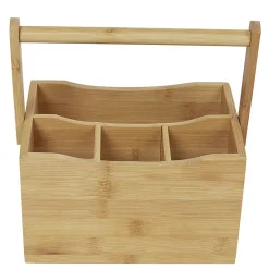 Rangement De Cuisine<Gifi Range couvert vertical en bambou