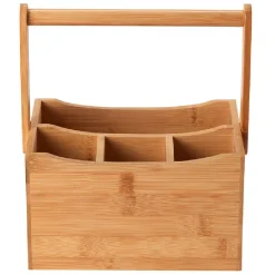 Rangement De Cuisine<Gifi Range couvert vertical en bambou