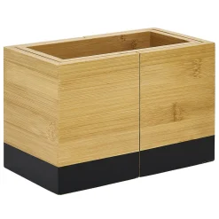 Rangement De Cuisine<Gifi Range ustensile extensible bambou naturel et noir L18/29x10xH12cm