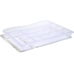 Rangement De Cuisine<Gifi Range-couverts en plastique transparent - L.33xl.25,5xH.4cm
