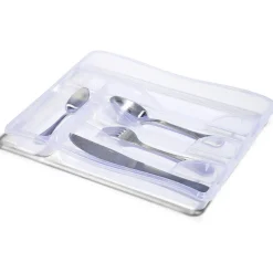 Rangement De Cuisine<Gifi Range-couverts en plastique transparent - L.33xl.25,5xH.4cm