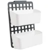 Rangement De Cuisine<Gifi Rangement de porte ajustable gris