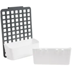 Rangement De Cuisine<Gifi Rangement de porte ajustable gris