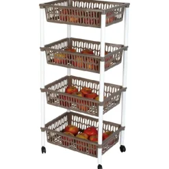 Rangement De Cuisine<Gifi Resserre à roulettes plastique