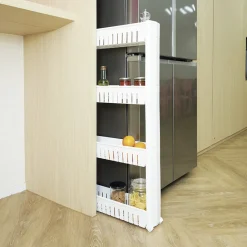 Rangement De Cuisine<Gifi Resserre légume 4 niveaux blanc 54x12,2xH101 cm