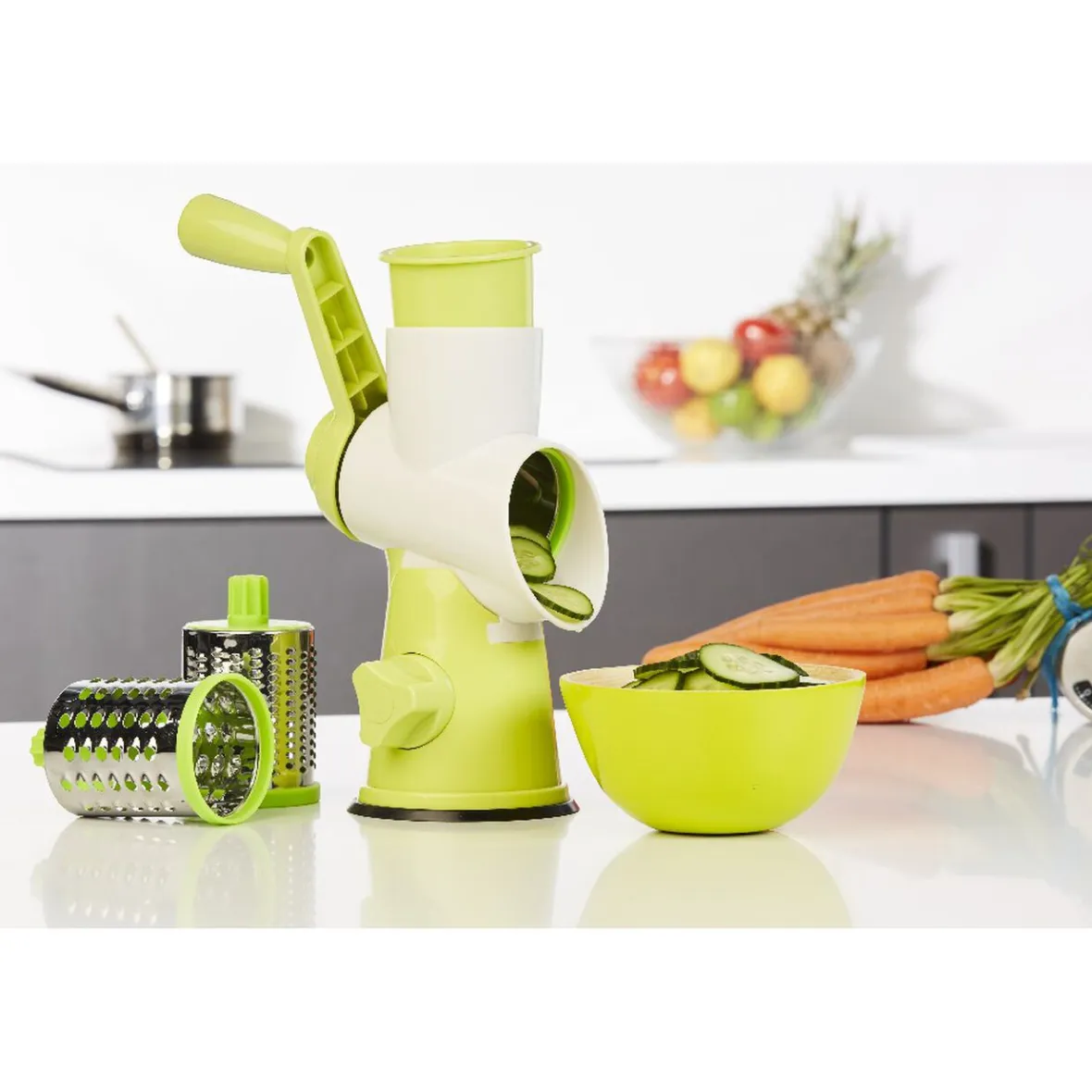 Préparation Culinaire<Gifi Râpe à tambour vert et blanc