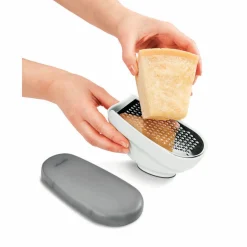 Préparation Culinaire<Gifi Râpe Metaltex avec couvercle et 3 lâmes interchangeables