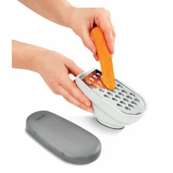 Préparation Culinaire<Gifi Râpe Metaltex avec couvercle et 3 lâmes interchangeables