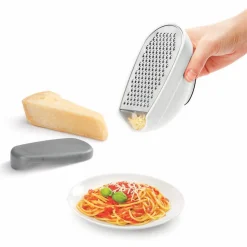 Préparation Culinaire<Gifi Râpe Metaltex avec couvercle et 3 lâmes interchangeables