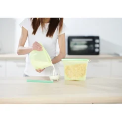 Conservation Alimentaire<Gifi Sac de conservation alimentaire silicone réutilisable 1L x2