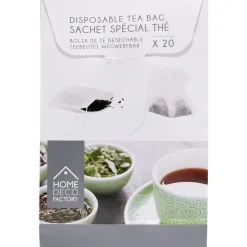 Gifi Sachet à thé jetable x20| Vaisselle Et Accessoires De Table