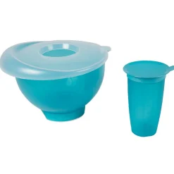Gifi Saladier avec couvercle et verre doseur| Vaisselle Et Accessoires De Table