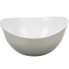 Gifi Saladier bicolore gris blanc| Vaisselle Et Accessoires De Table