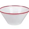 Vaisselle Et Accessoires De Table<Gifi Saladier blanc bord coloré