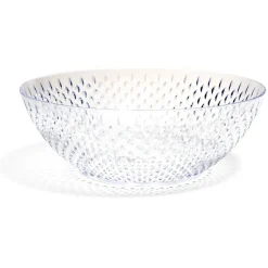 Gifi Saladier en plastique transparent effet martelé| Vaisselle Et Accessoires De Table