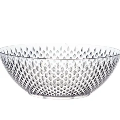 Gifi Saladier en plastique transparent effet martelé| Vaisselle Et Accessoires De Table