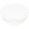 Gifi Saladier en verre avec couvercle blanc 1,8 L| Vaisselle Et Accessoires De Table