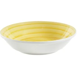 Gifi Saladier faïence déco spirale Ø25 cm| Vaisselle Et Accessoires De Table