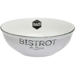 Vaisselle Et Accessoires De Table<Gifi Saladier porcelaine blanc Bistrot de Paris